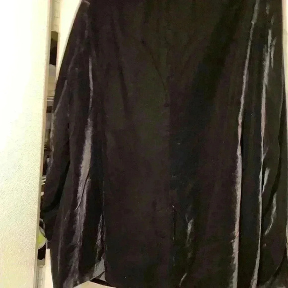 Lane Bryant women’s Velvet Black Blazer Pockets Relax Fit 22 - Picture 3 of 13